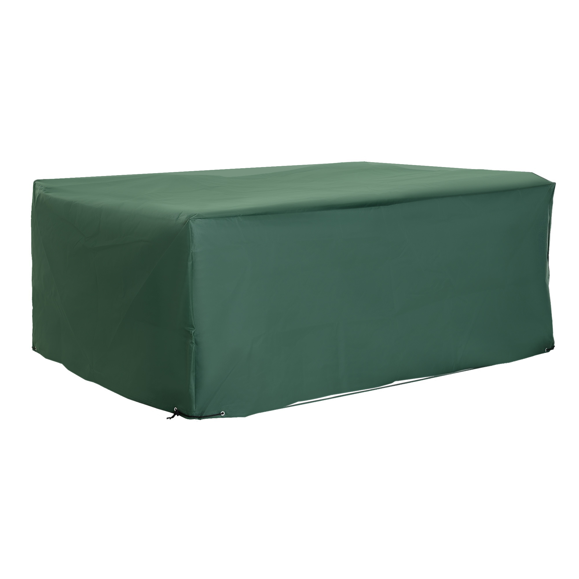 Outsunny Outdoor Garden Furniture Cover Waterproof, Anti-UV 600D Heavy Duty Oxford Fabric Patio Furniture Cover for Rectangular Sofa Table Set, Green, 205 x 145 x 70 cm