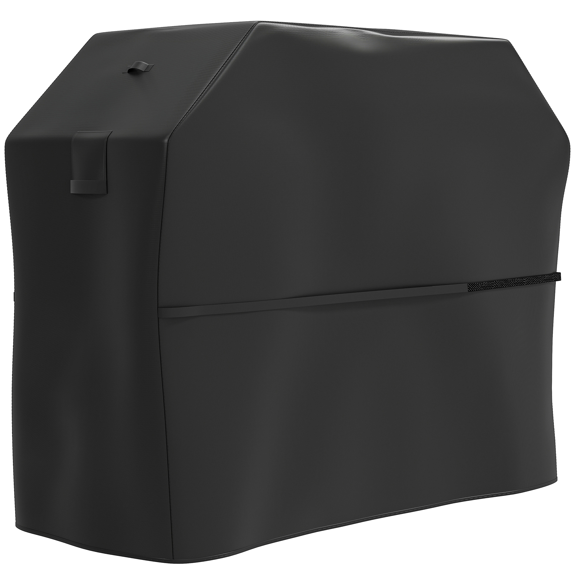 Outsunny BBQ Cover for Rectangular Gas Grill, 600D UPF30+ Oxford Fabric Barbecue Cover for Waterproof Protection Rip-Proof, with Windproof Hook and Loop Fasteners, Vents, 147 x 61 x 122 cm, B